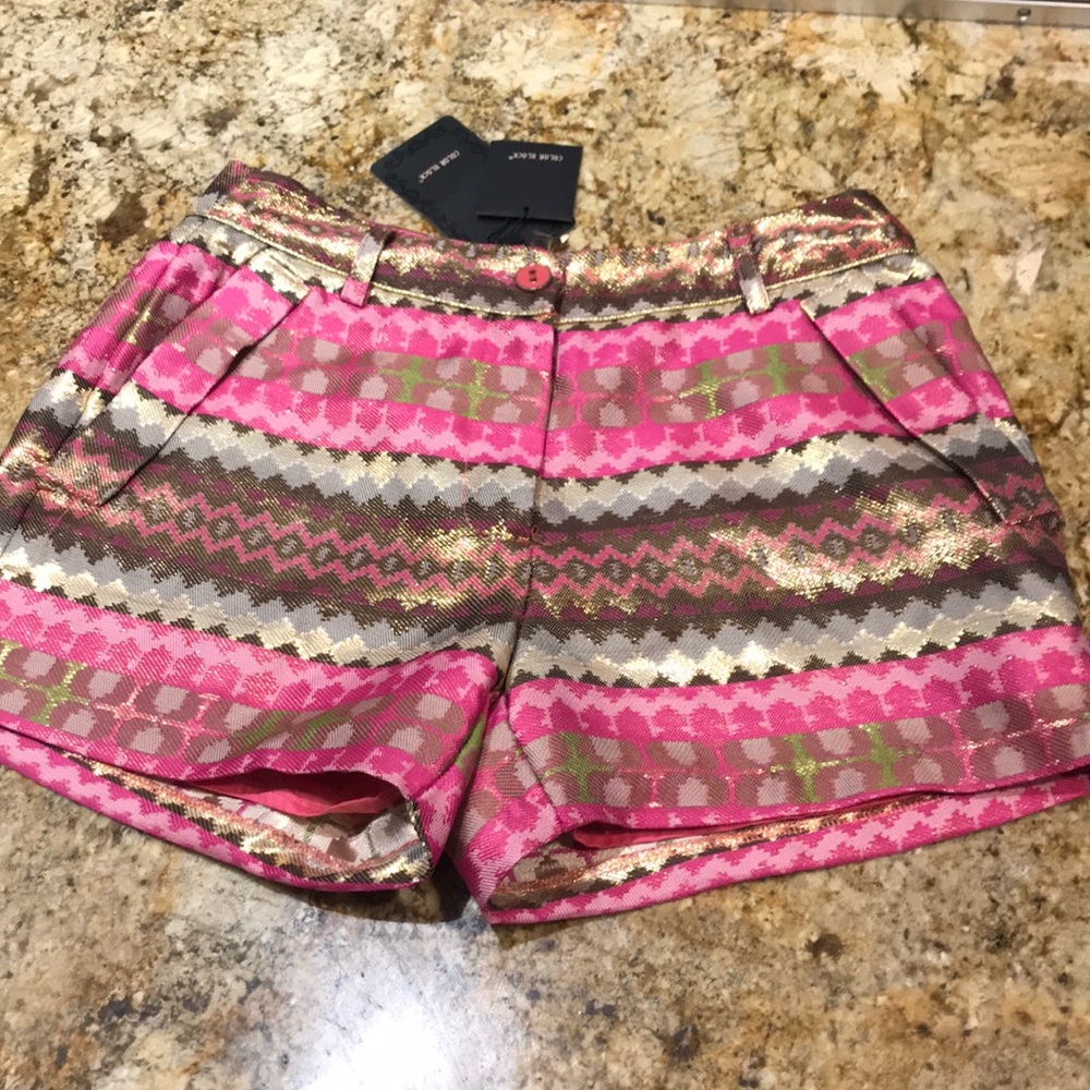 Color Block Shorts